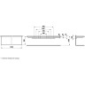 Полочка керамическая LAUFEN PALACE 150х38 8.7043.6.000.000.1